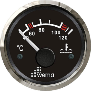 Wema Vandtemperatur instrument NMEA2000 Sort RF